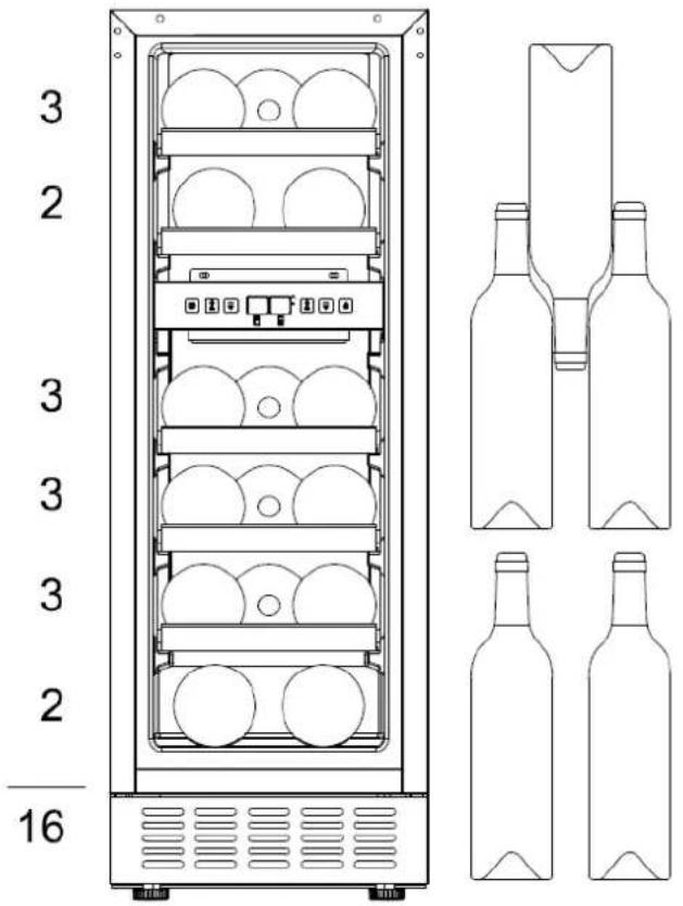 LE CHAI LB 160 - LB160 / LBN160 (16 bottles) - 1