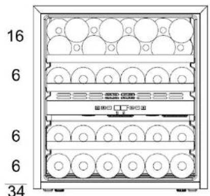 LE CHAI LB 160 - LB340 / LBN340 (34 bouteilles) - 1