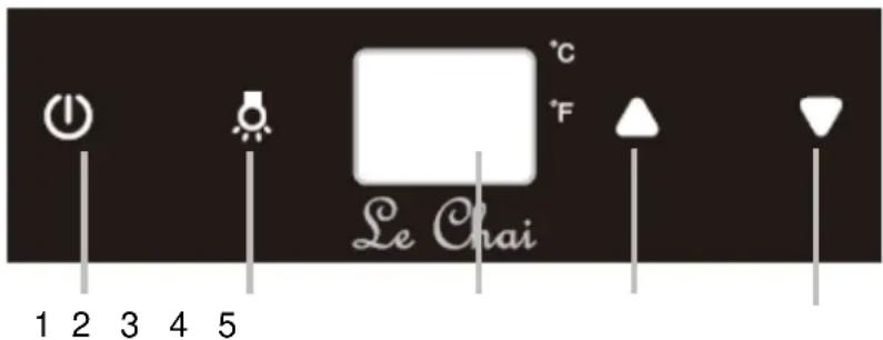 LE CHAI LB 160 - Réglage de la température - 1