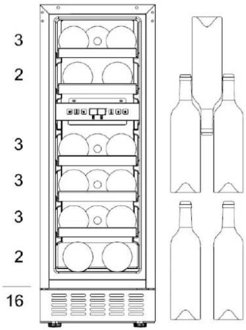 LE CHAI LB 160 - LB160 / LBN160 (16 botellas) - 1