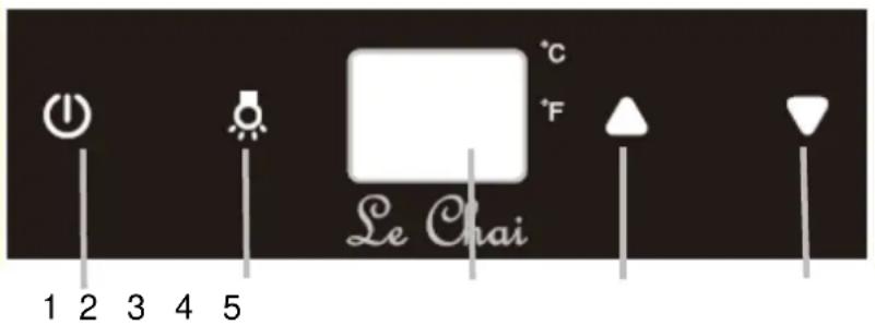 LE CHAI LB 160 - Instellen van de temperatuur - 1
