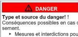 SIEMENS WQ33G291CH - Structure des indications d'avertissement - 2