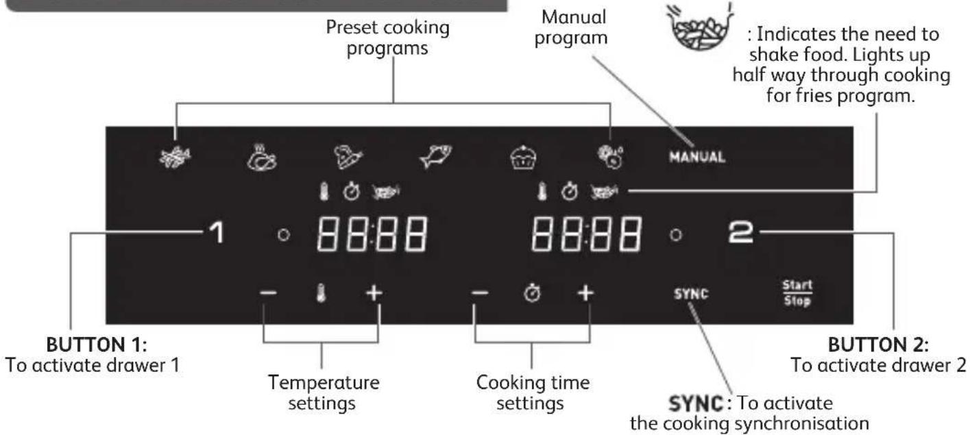 MOULINEX Easy Fry & Grill Dual EZ905B - 2