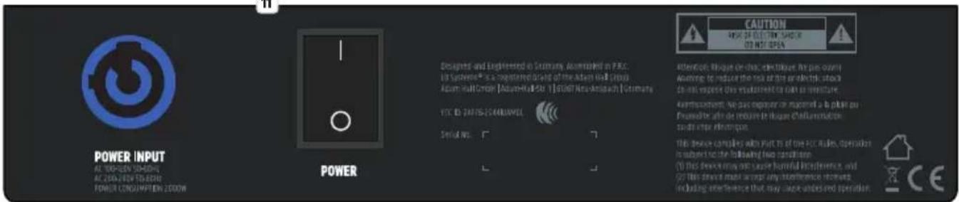 LD Systems MAUI 44 G2 SUB - CARDIOID SUBWOOFERON/OFF - 5