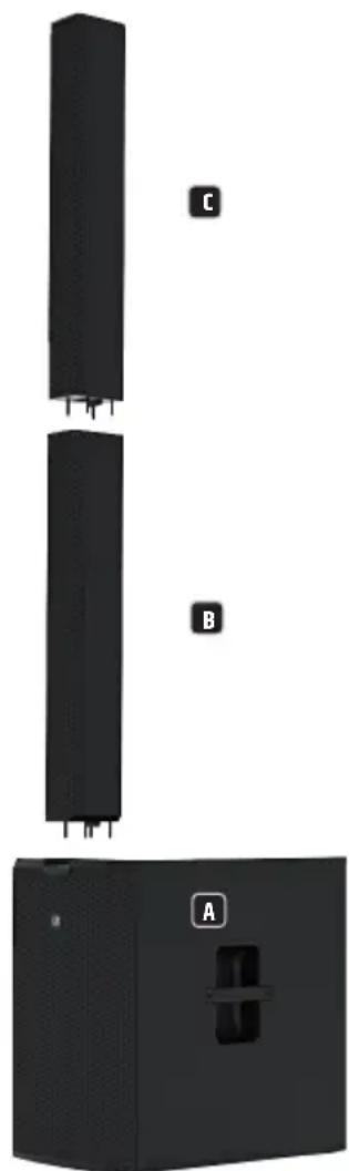 LD Systems MAUI 44 G2 SUB - PODLACZANIE OBSLUGA - 1