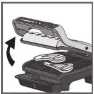 TEFAL OptiGrill Elite XL GC7608 - Observação para os alimentos muito finos, por exemplo, bacon: - 3