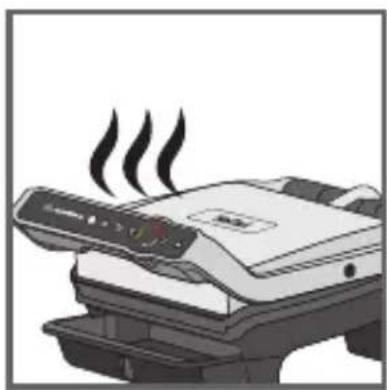 TEFAL OptiGrill Elite XL GC7608 - Cooking in automatic mode - 13