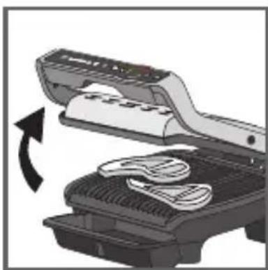 TEFAL OptiGrill Elite XL GC7608 - Nota para los alimentos muy finos, por ejemplo, el beicon: - 3