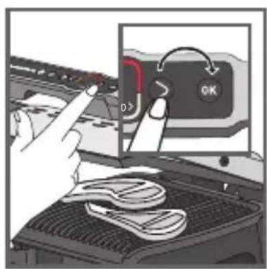 TEFAL OptiGrill Elite XL GC7608 - Cooking in manual mode - 7