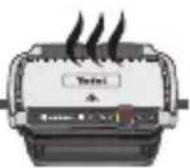 TEFAL OptiGrill Elite XL GC7608 - Bakproces in handmatige modus - 1