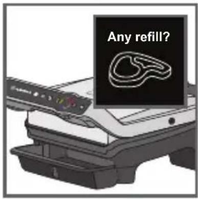 TEFAL OptiGrill Elite XL GC7608 - Second batch of the same type of food - 2