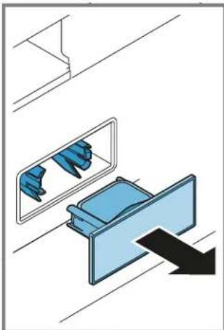 BOSCH B36IT100NP - Removing the cold storage container - 2