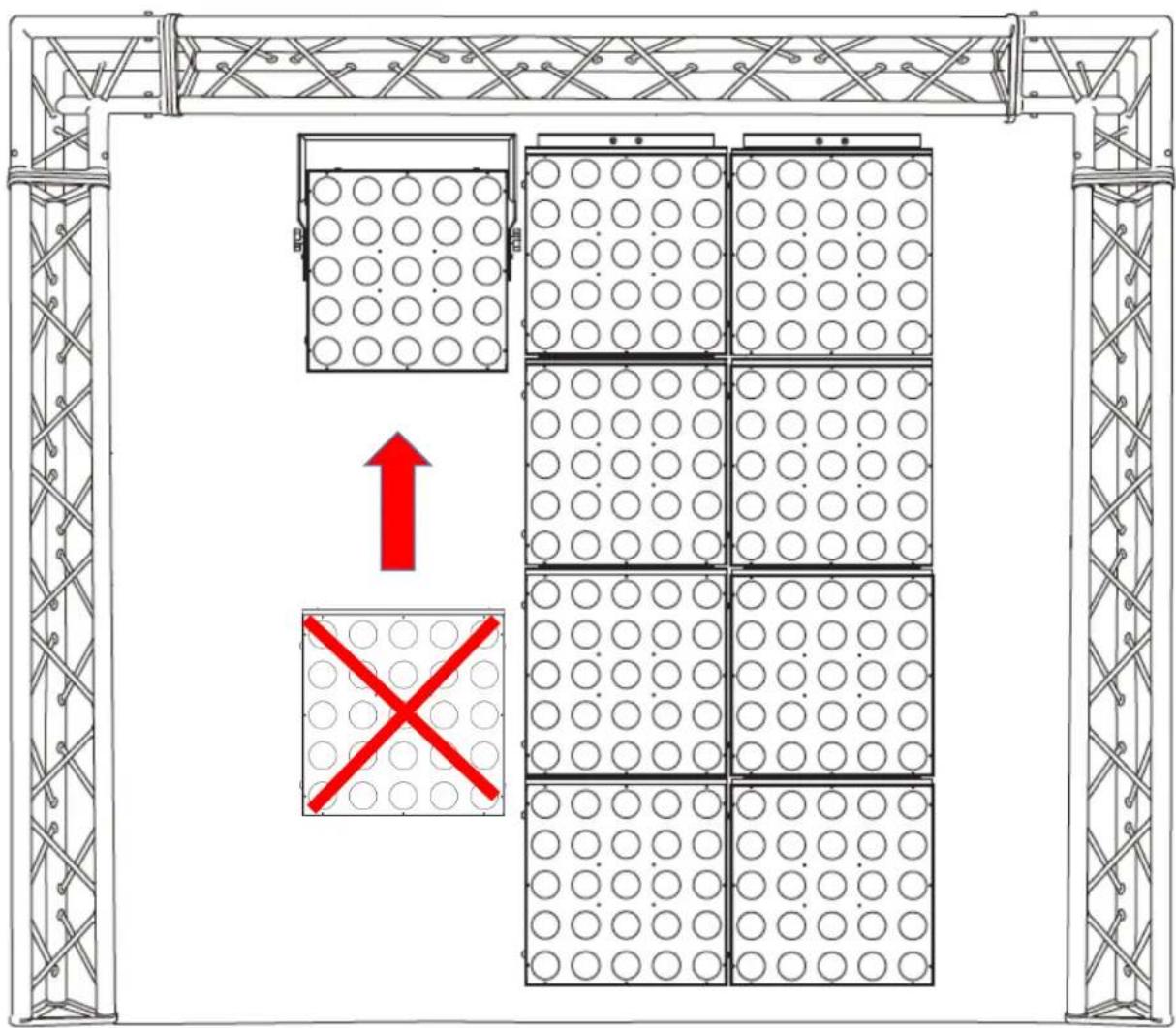 Elation CUEPIX PANEL - POINTS d'attache - 1