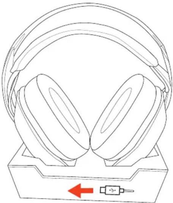 Nacon RIG 900 MAX HS - Ładowanie zestawu słuchawkowego - 2