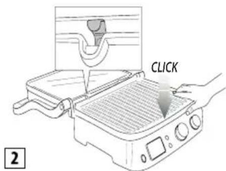 BRAUN MultiGrill 9 CG 9040 - Встановлення варильних пластин - 2