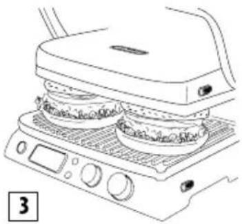 BRAUN MultiGrill 9 CG 9040 - Temaslı izgara (kapalı konum) - 1