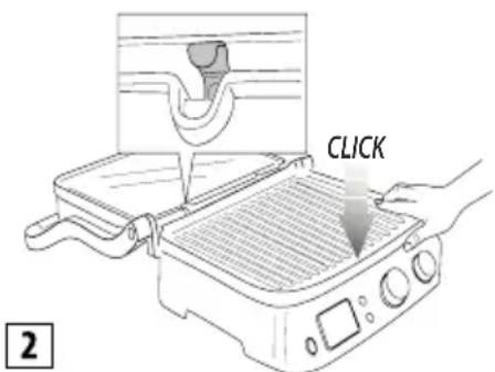 BRAUN MultiGrill 9 CG 9040 - Montaż płyt opiekających - 2