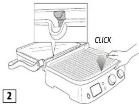 BRAUN MultiGrill 9 CG 9040 - A sütőlapok beillesztése - 2