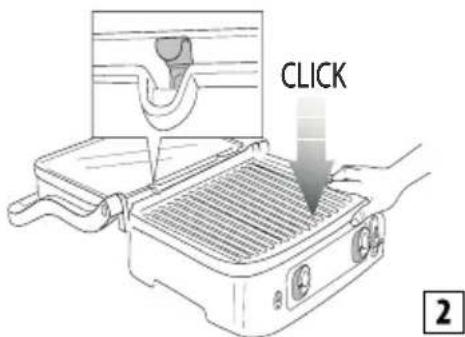 BRAUN MultiGrill 9 Pro CG9167 - Inserimento delle piastre di cottura - 2