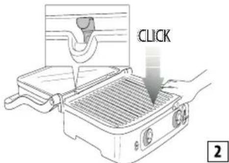 BRAUN MultiGrill 9 Pro CG9167 - Installation des plaques de cuisson - 2