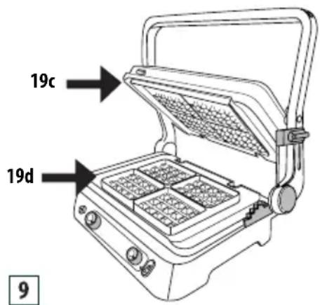 BRAUN MultiGrill 9 Pro CG9167 - REZIM vafle (pouze u některych modelú) - 1