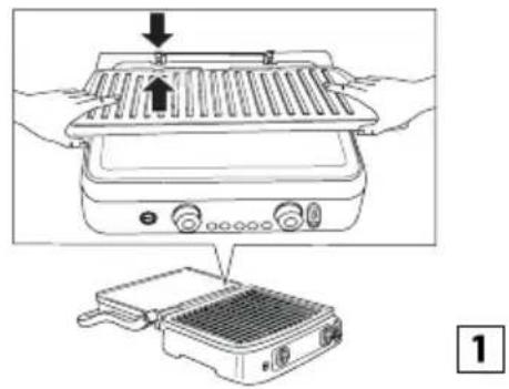 BRAUN MultiGrill 9 Pro CG9167 - Montaz plyt opiekajczyh - 1