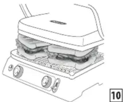 BRAUN MultiGrill 9 Pro CG9167 - SZENDVICS funkció - 1