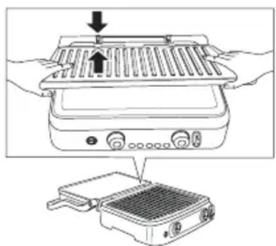 BRAUN MultiGrill 9 Pro CG9167 - Insätting av kokplattorna - 1