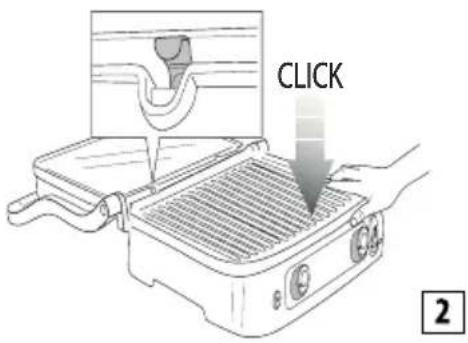 BRAUN MultiGrill 9 Pro CG9167 - Inbrengen van de bakplaten - 2