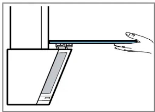 SIEMENS LC85KDK6K - Ouvrir le clapet en verre - 2