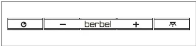 BERBEL Smartline BKH 80 ST S P - Panneau de commande - 1