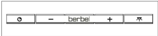BERBEL Smartline BKH 80 ST S P - Bedieningspaneel - 1