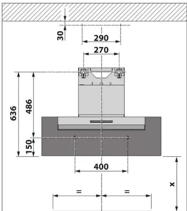 BERBEL Ergoline 2 BKH 110 EG2 - Apparaat ophangen - 1