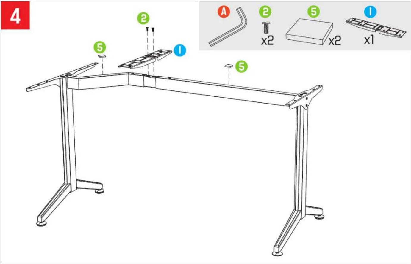 SPIRIT OF GAMER Headquarter 600 - HEADQUARTER GAMING DESK 600 - 13