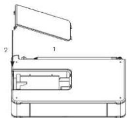 TECHNISAT DigitRadio 1 A - Insetting av batteriet - 1