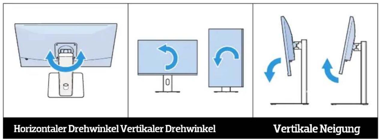 BlueBuilt BBFHM2410H - DREHEN ODER NEIGEN DES MONITORS - 1