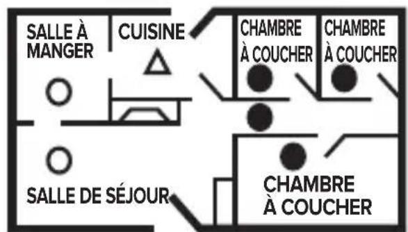 KIDDE 10SDRCA - Emplacements recommandés pour les avertisseurs de fumée - 3