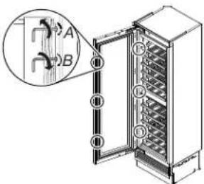 JENN-AIR JBWFNR24RX - Preparar la puerta de la cava de vino para I instalación del panel - 5