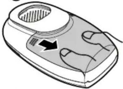GIGASET Baby 100 Audio - Accu's in de ouderunit plaatsen - 1