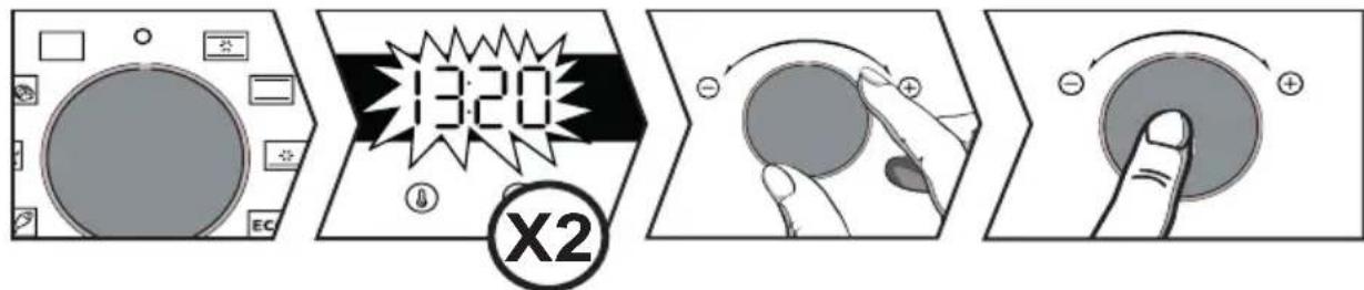 DE DIETRICH DOH4334B - Modification de l'heure - 1