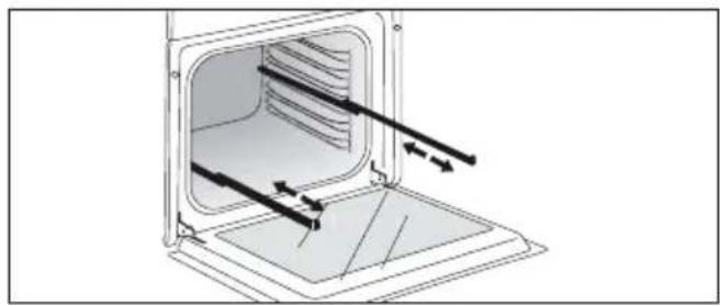 DE DIETRICH DOH4334B - INSTALLAZIONE E SMONTAGGIO DELLE GUIDE SCORREVOLI - 1
