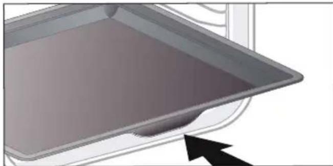 DE DIETRICH DOH4334B - - Flerbrukspanne 45mm - 2