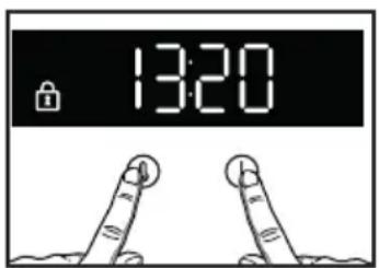 DE DIETRICH DOH4334B - BLOKADA KLAWIATURY (ZABEZPIECZENIE PRZED DZIEcMI) - 1