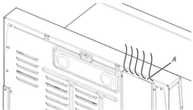 WHIRLPOOL WSES5030SV - Évent du four - 1