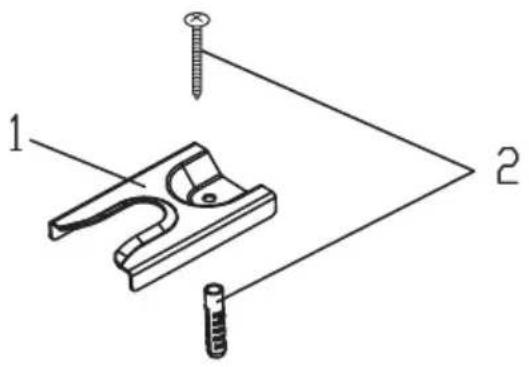FAR CV606024W - Installer le support anti-inclinaison - 1
