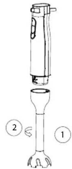 Lebenlang LBP9786 - Connecting the Potato Masher - 1