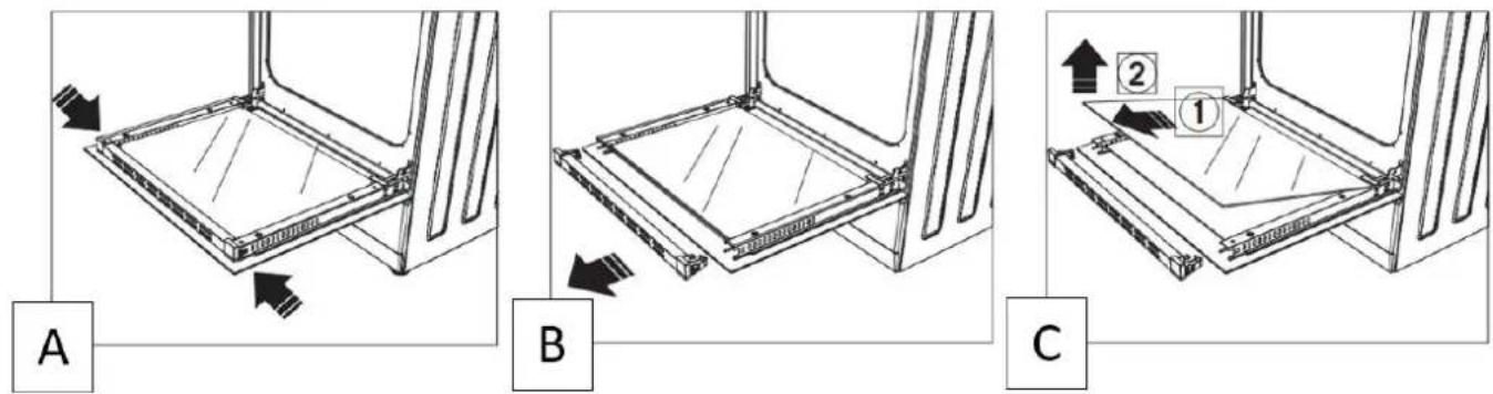 SABA 6060MIXT21BK - NETTOYAGE DE LA VITRE DU FOUR - 1