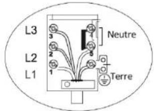 FAR CV505524W - Branchement en triphase - 380-415 3N-50Hz - 1