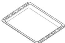 SABA OMP7324BLA - Oven tray - 1