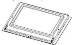 SABA OMP7324BLA - Remove and install the door - 1
